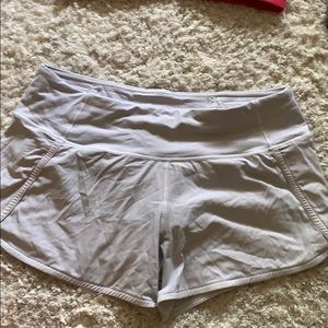 White Lululemon Shorts